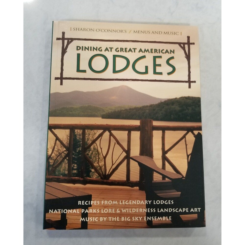 Dining at Great American Lodges recipe Book cookbook paperback